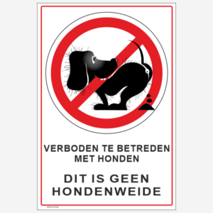 Hondenpoep verboden v2
