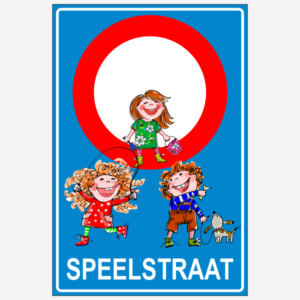 Bord "Speelstraat", v3